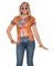 Adult's Womens 60s Peace Time Hippie Printed Costume Sublimation Shirt